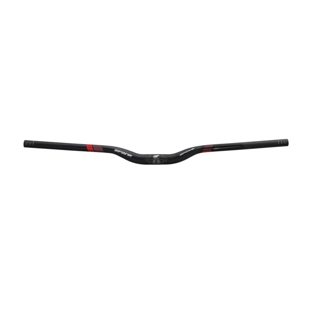 SPANK SPIKE 800 VIBROCORE Rise 30mm 31,8/800mm Svart/rött styre