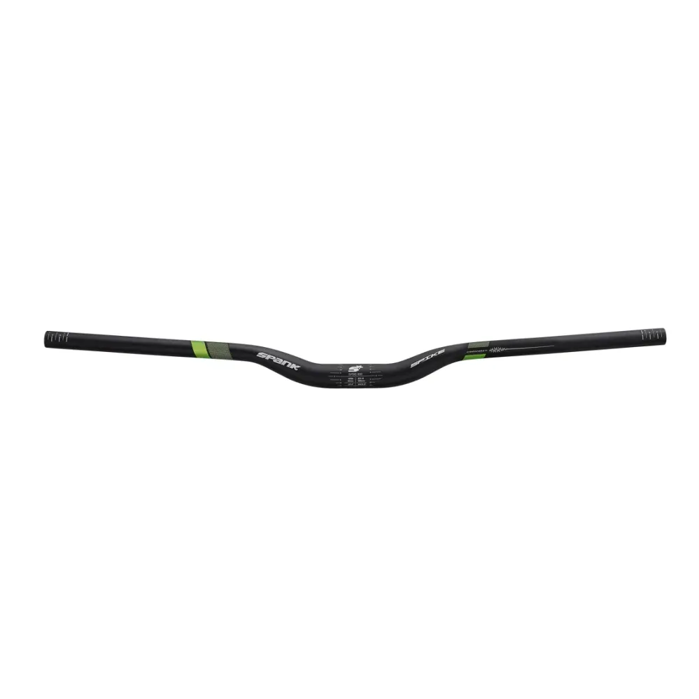 SPANK SPIKE 800 VIBROCORE Rise 30mm 31,8/800mm Svart / Grönt styre
