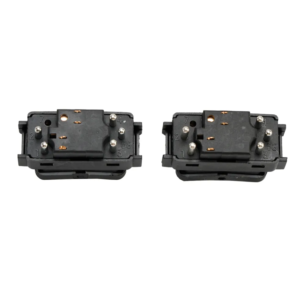 2X Konsol Elhissbrytare Framknapp för Mercedes Benz W124 S126 W190